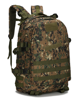 Городской тактический штурмовой военный рюкзак ForTactic B01 40литров Американский пиксель