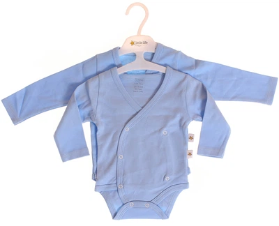 Боди-Футболка с длинным рукавом 2 ед. Little Life Голубой 56 см 1423 (546893)