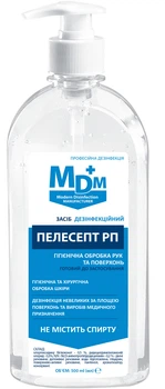 Безспиртовий дезінфекційний засіб MDM Пелесепт РП 500 мл (4820180111503)
