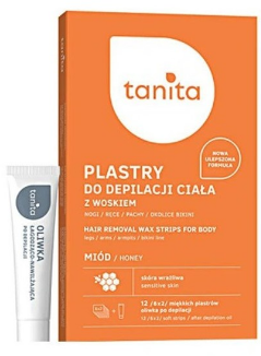 Воск для депиляции Tanita Effective Медовый + масло 10 мл (5903216513409)