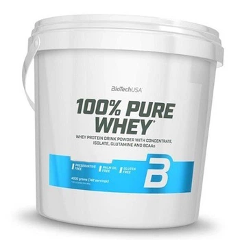 Сироватковий Протеїн з додаванням амінокислот 100% Pure Whey BioTech (USA) 4000г Шоколад із кокосом (29084015)