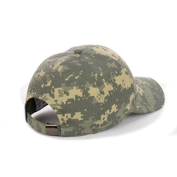 Чоловіча кепка без логотипу STD Ukraine (100% бавовна) One-Size Cвітлий Піксель Камуфляж