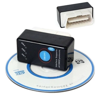 Автосканер диагностический ELM327 V1.5 mini Bluetooth с кнопкой ON/OFF (PIC18F25K80) Версия 1.5