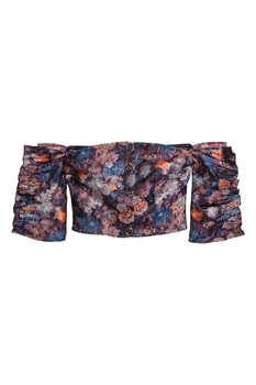Блуза H&M 060571041 38 Фіолетовий
