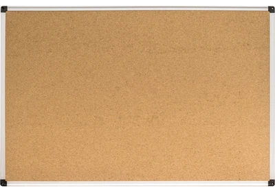 Дошка коркова ТМ UKRBOARDS, рамка алюмінієва, 120 х 90 см