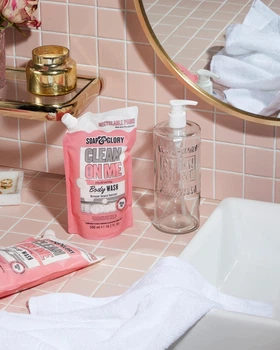 Набор для душа Soap & Glory Clean On Me Refill 1 л