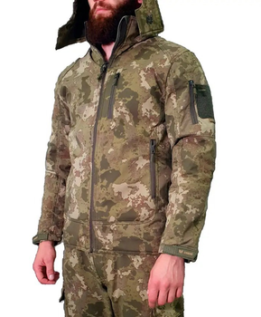 Куртка мужская тактическая Combat Мультикам, материал Softshell XXL