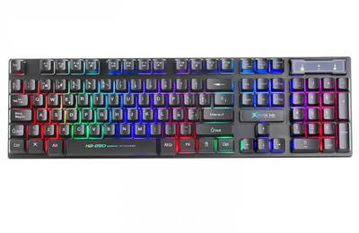 Клавіатура XTRIKE ME KB-280 USB RGB Black (6932391922347)