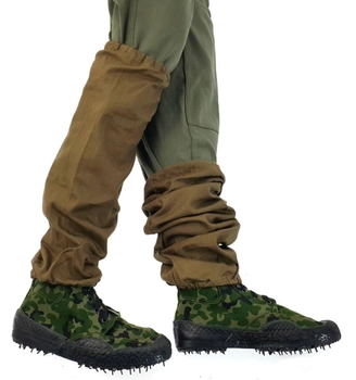 Тактичні військові гамаші від дощу, армійські гетри дощовики для ніг гамаші Retro Haki 40 см
