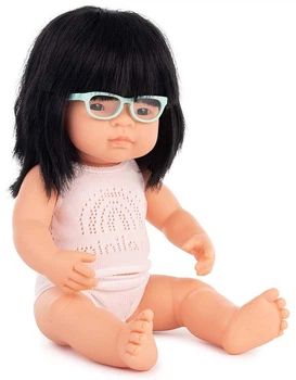 Кукла Miniland девочка азиатка в очках 38 см