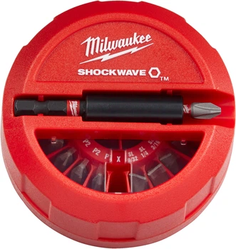 Набор бит Milwaukee Shockwave 15 шт. (4932430904)