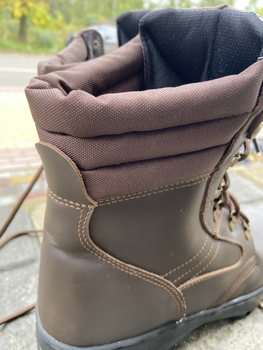 Берцы зимние , обувь для военных KROK BЗ2, 40 размер, коричневые, 01.40