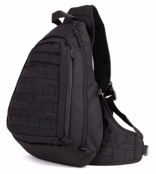 Тактический рюкзак с боковым входом Защитник 100-B черный