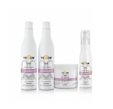 Набор косметики для гладкости волос Yellow Liss 1650 мл