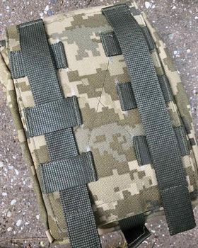 Тактична аптечка швидкознімна сумка підвищеної щільності Cordura 1000d (Україна) Піксель