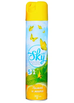 Аэрозоль Sky Wind Лимон и мята 300мл (ak.41485)