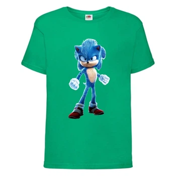 Футболка дитяча Соник іскрить (SONIC) зелена (snc grn-05) 116 см