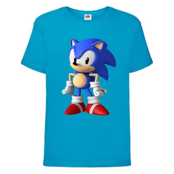 Футболка дитяча Соник варто (SONIC) синя (snc blu-06) 164 см