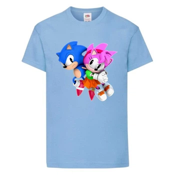 Футболка дитяча Соник і Емі (SONIC) блакитна (snc sbl-04) 152 см