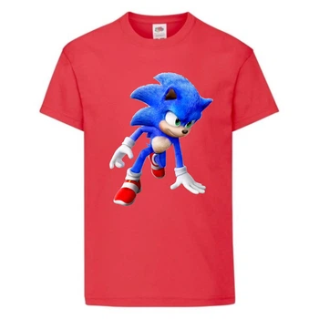 Футболка дитяча Соник поворот (SONIC) червона (snc rd-03) 116 см