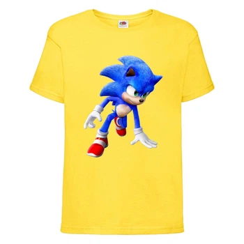 Футболка детская Соник поворот (SONIC) Желтая (snc yl-02) 140 см