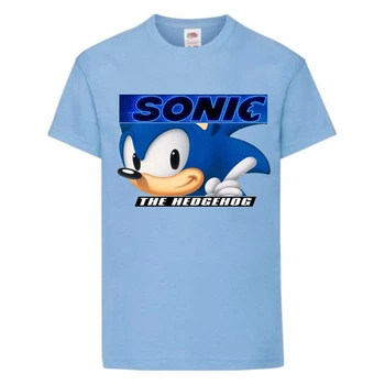 Футболка дитяча Соник особа (SONIC) блакитна (snc sbl-4) 152 см