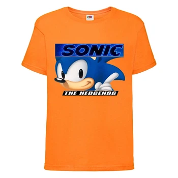 Футболка дитяча Соник особа (SONIC) помаранчева (snc or-4) 104 см