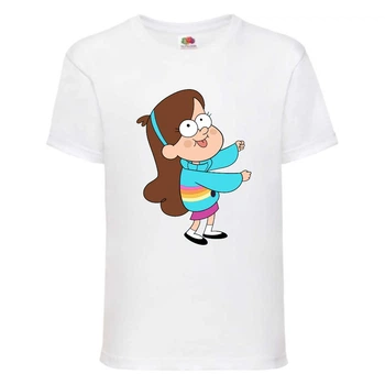 Футболка дитяча Гравити Фолз Мейбл 2 (Gravity Falls Maybl 2) біла (GF wh-004) 104 см