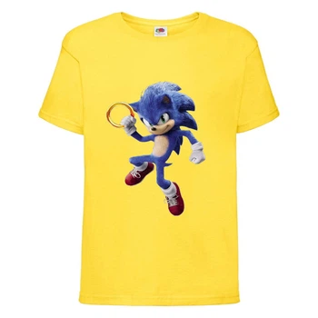Футболка дитяча Соник з кільцем (SONIC) Жовта (snc yl-5) 152 см