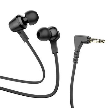 Дротові навушники HOCO M86 Oceanic universal earphones with mic 3.5mm Black