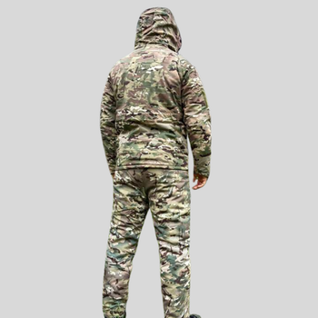 Зимний камуфляжный комплект одежды мультикам размер 3XL - 100-110кг рост 182-188см