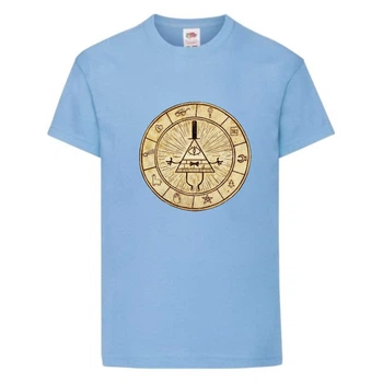 Футболка дитяча Гравити Фолз Білл шифр (Gravity Falls Bill) блакитний (GF lblu-1) 152 см