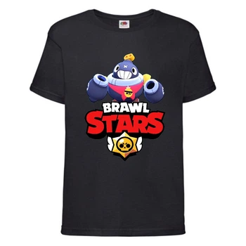 Футболка дитяча Бравл Старс Твк (Brawl Stars Tik) чорна (BS blc-6) 128 см