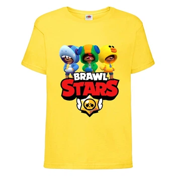 Футболка дитяча Бравл Старс Всі Герої (Brawl All Stars Hero) жовта (BS yel-3) 116 см