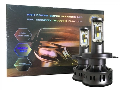 Світлодіодні LED лампи H4 H/L 3000K 4300K ​​6000K E300-S