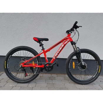 Велосипед подросковый Cross 24" XC2421 2022 Рама-12" Оранжево-Белый