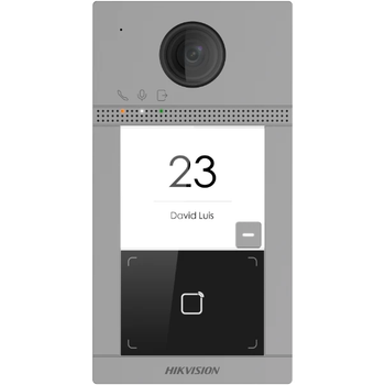 Wi-Fi панель виклику зі зчитувачем Hikvision DS-KV8113-WME1(C), 2Мп