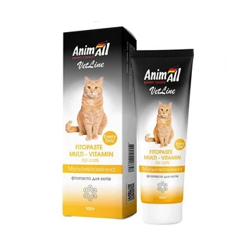 Фітопаста AnimAll VetLine мультивітамінна для котів 100 г (4820150206628)