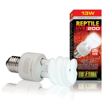 Компактна люмінесцентна лампа для тераріуму Exo Terra REPTILE UVB 200/13W E27 (15561223409)