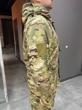 Куртка тактична, Yakeda, Мультикам, розмір XL, підкладка — фліс, демісезонна куртка для військових
