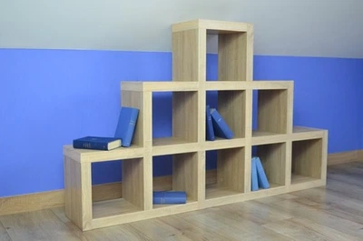 Шкаф для книг в детскую горка Inteo 1750х1070х290 мм Дуб сонома Толщина корпуса 50мм