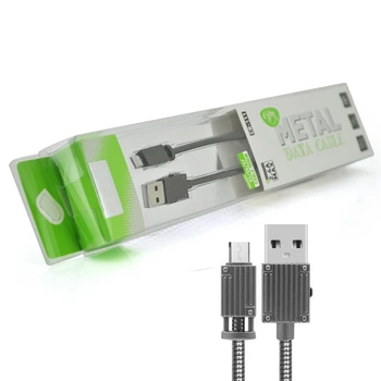 Кабель Bavin CB111, Micro-USB, 2.4A, Black, длина 1,2м, BOX