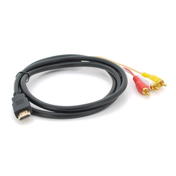 Кабель HDMI на 3RCA 1.5 м (YT-HDMI-3RCA)