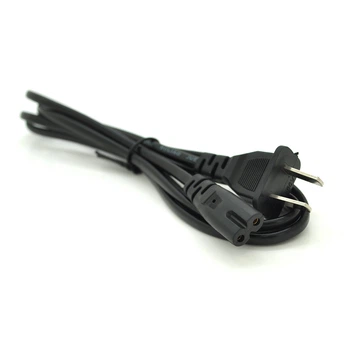 Кабель питания CN 1.2m 0.5mm PC-184/2 A-C7 2 pin (американский разъем) Black OEM Q50