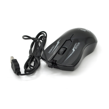Мышка компьютерная проводная Voltronic GM D1, Black
