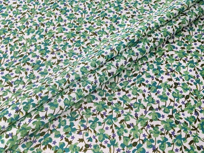 Ткань Коттон весенняя полянка, зеленый, пог. м. (к111, 2012005, д14 цв1)