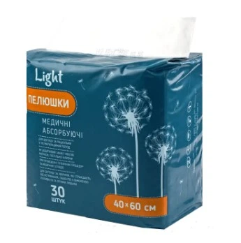 Пеленки одноразовые абсорбирующие Тетафарм Light 40х60, 30 шт.