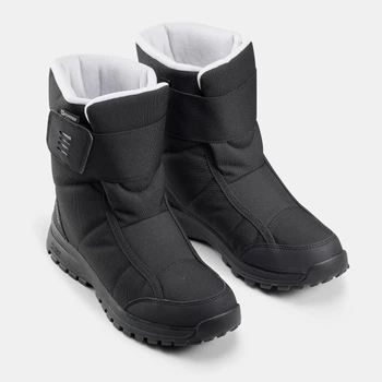 Жіночі чоботи QUECHUA SH100 X-Warm мембранні, чорні - EU38