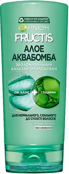 Укрепляющий бальзам-ополаскиватель для нормальных волос "Алоэ Аква Бомба" с растительным глицерином и алоэ - Garnier Fructis 200ml (496559-31533)