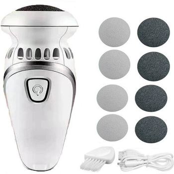Электрическая пемза для ног пилка Callus remover vacuum аккумуляторная електропемза электропемза для удаления мазолей (08781)
